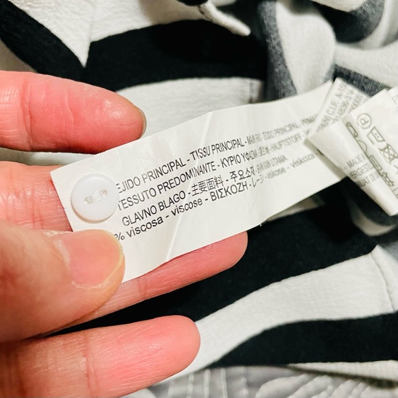 Zara Wrap Striped Romper - Picture 7 of 9